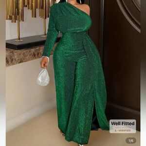 Elegant Green Jumpsuit